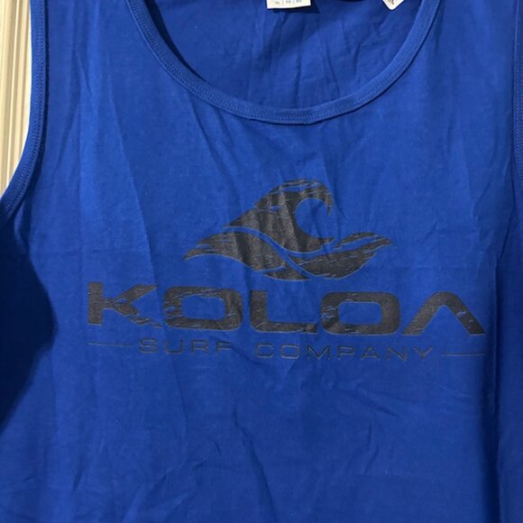 NEW Mens Koloa Surf Vintage Wave Black Logo Lightweight, Graphic Tank Top SZ XL - Picture 4 of 5